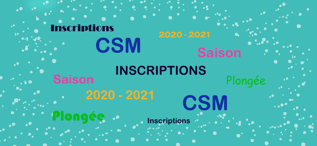 SAISON 2020-2021 – INSCRIPTIONS
